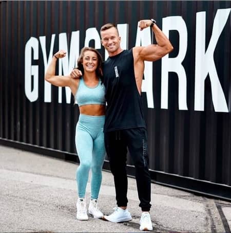 Demi Bagby and her fitness friend Scott Mathison
